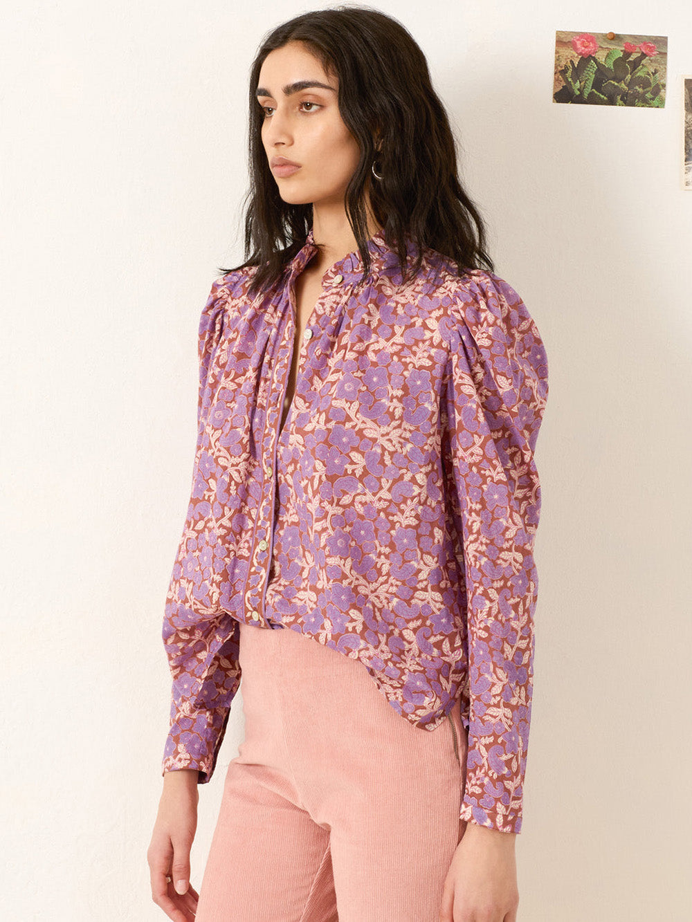 POET TWILIGHT FLORAL BLOUSE
