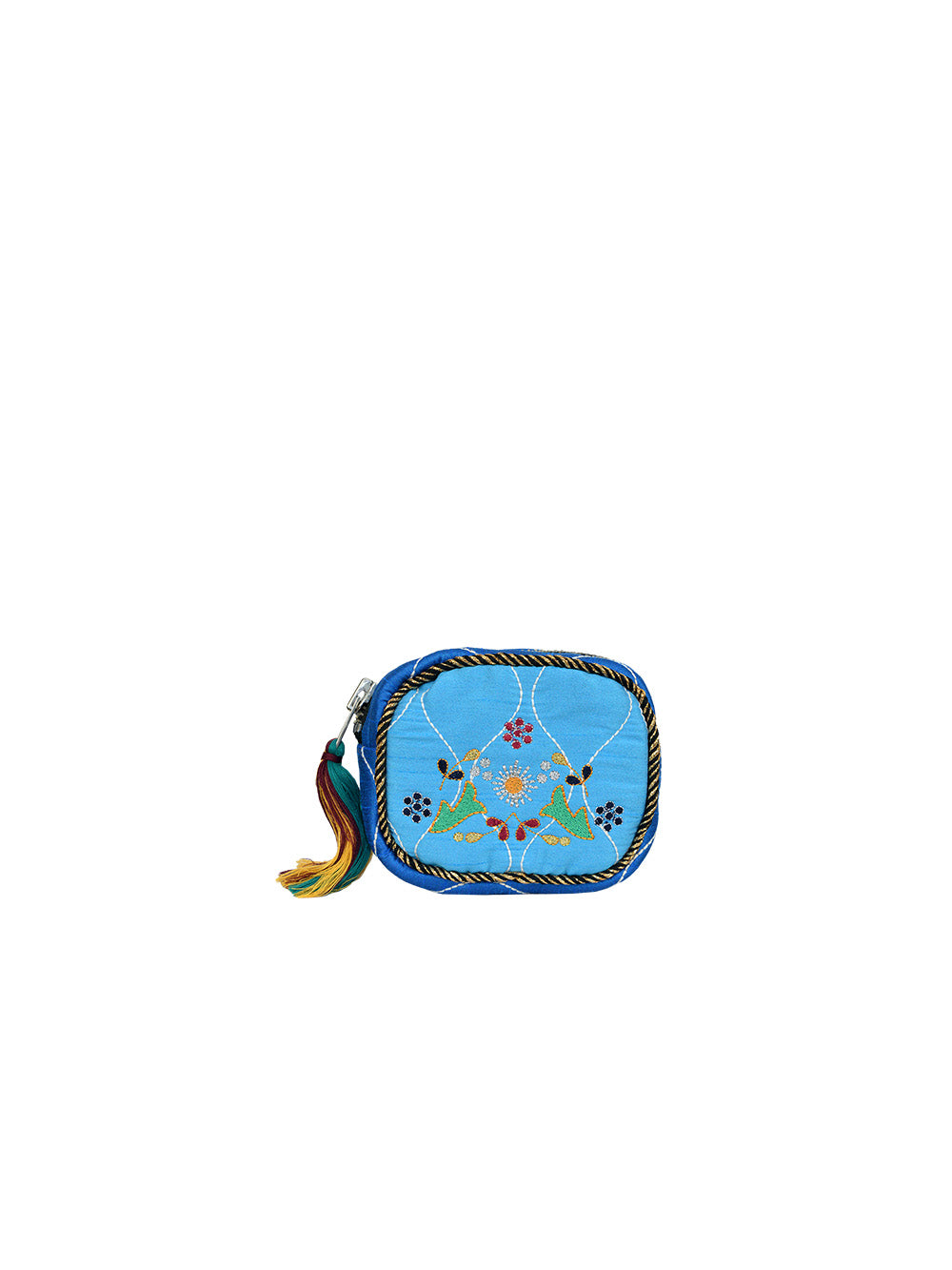 SQUARE LIGHT BLUE POUCH