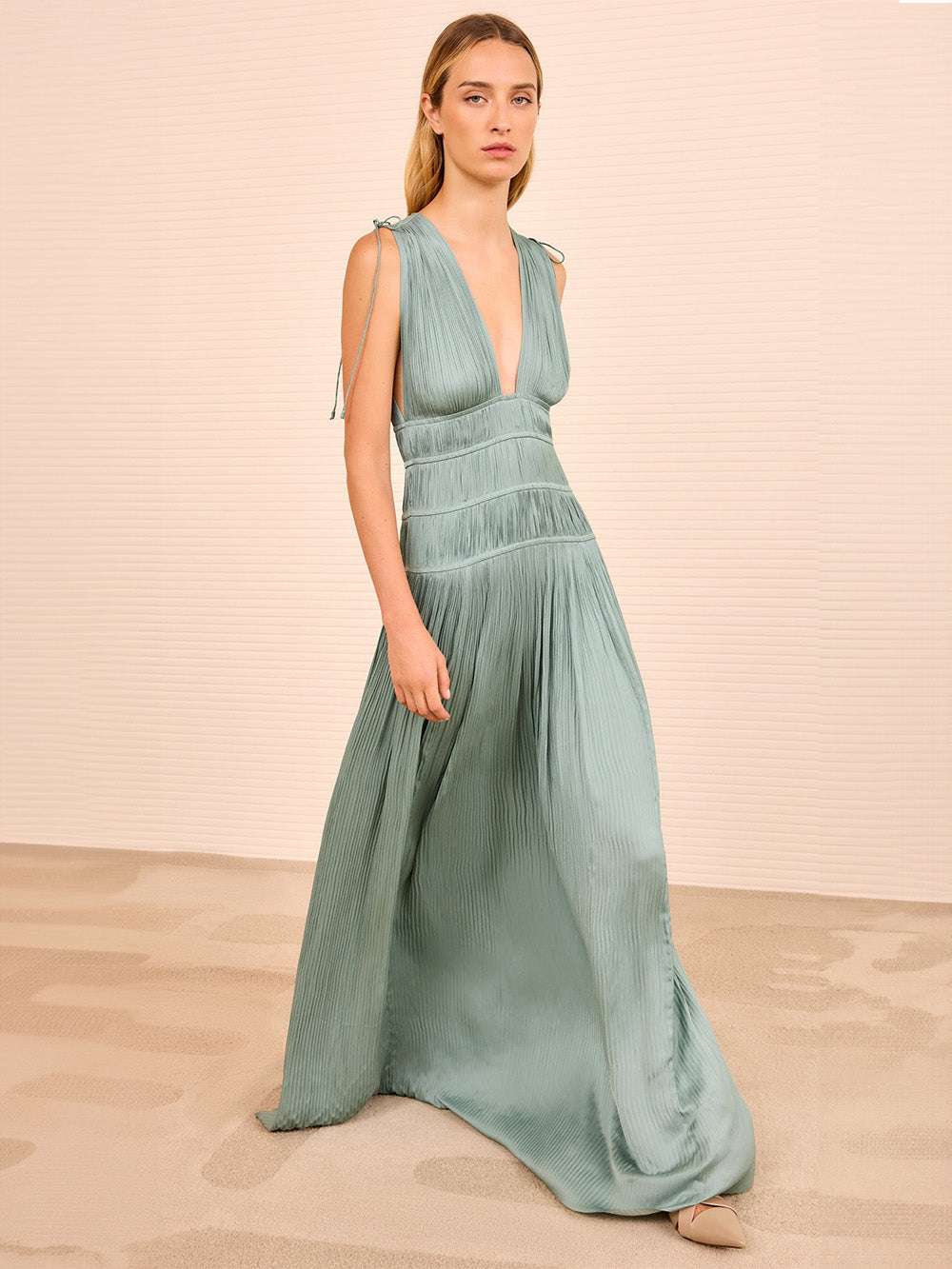 Tasneem Sea Glass Dress - Dress - Ulla Johnson - Vêtements femme Tasneem Sea Glass Dress - Dress - Ulla Johnson - Vêtements femme