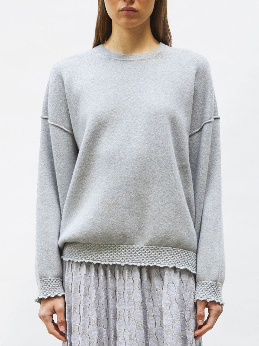 MOUSE GREY DUMP PULLOVER