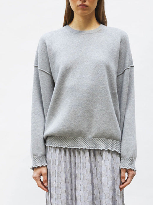 MOUSE GREY DUMP PULLOVER