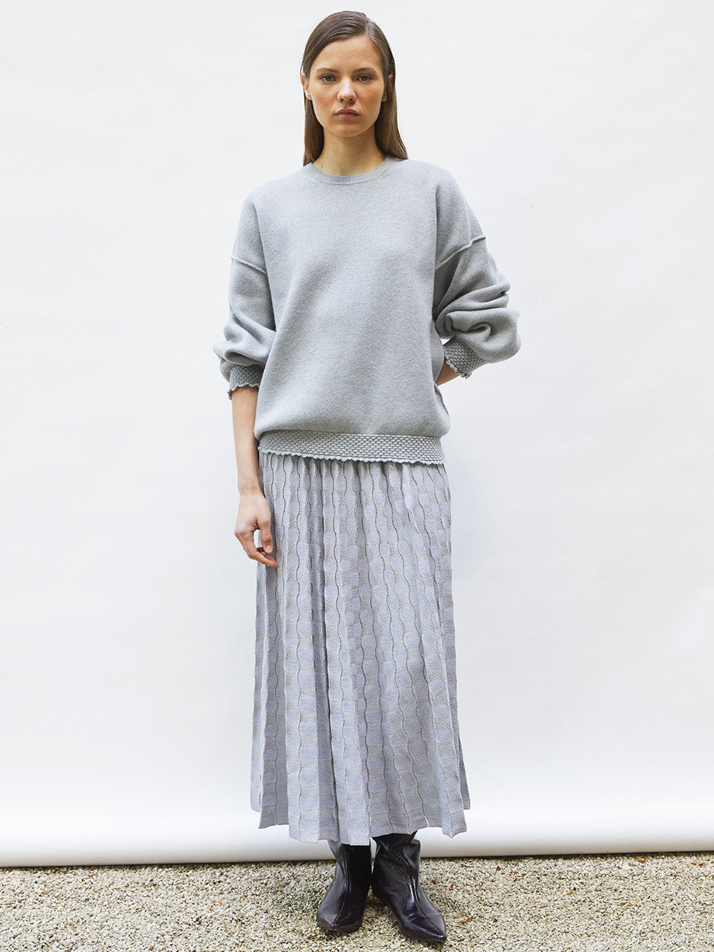 PULL DUMP GRIS SOURIS
