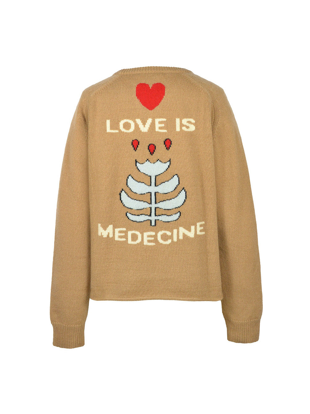 LOVE CASHMERE CAMEL SWEATER