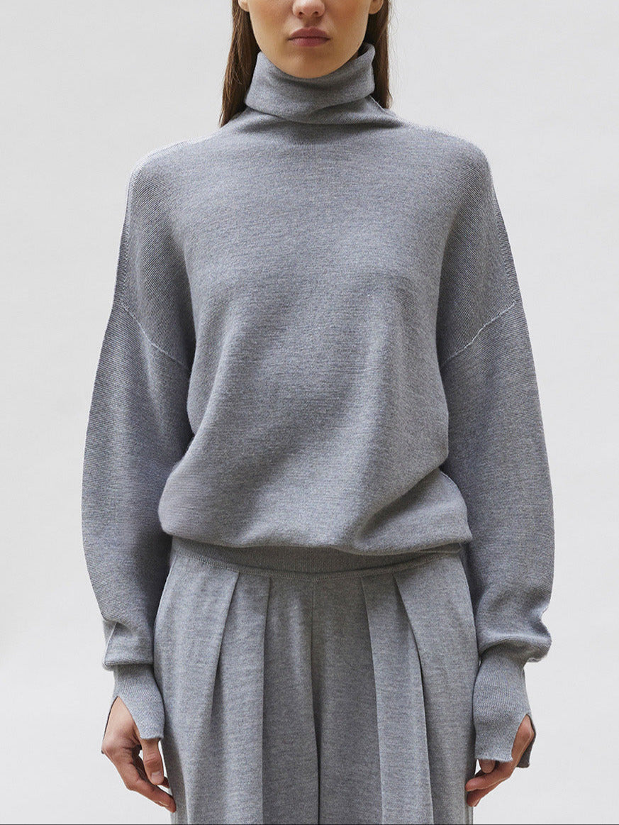PULL NORA GRIS MOYEN