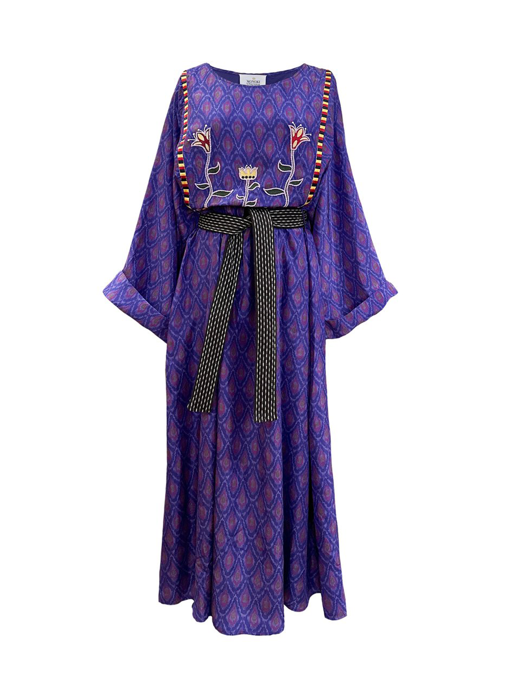 DEVA VIOLET SILK DRESS