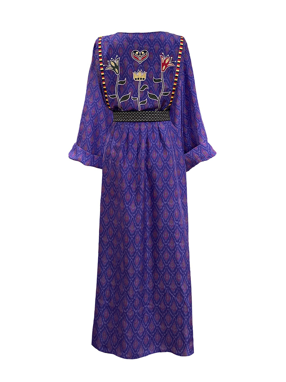 DEVA VIOLET SILK DRESS