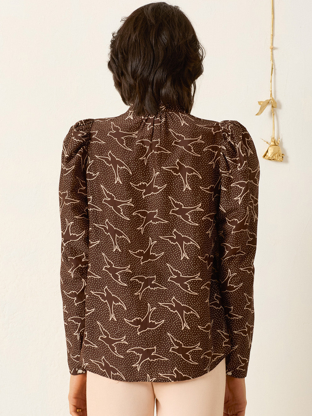 CHEMISE ARTEMIS CLOVE SWALLOW