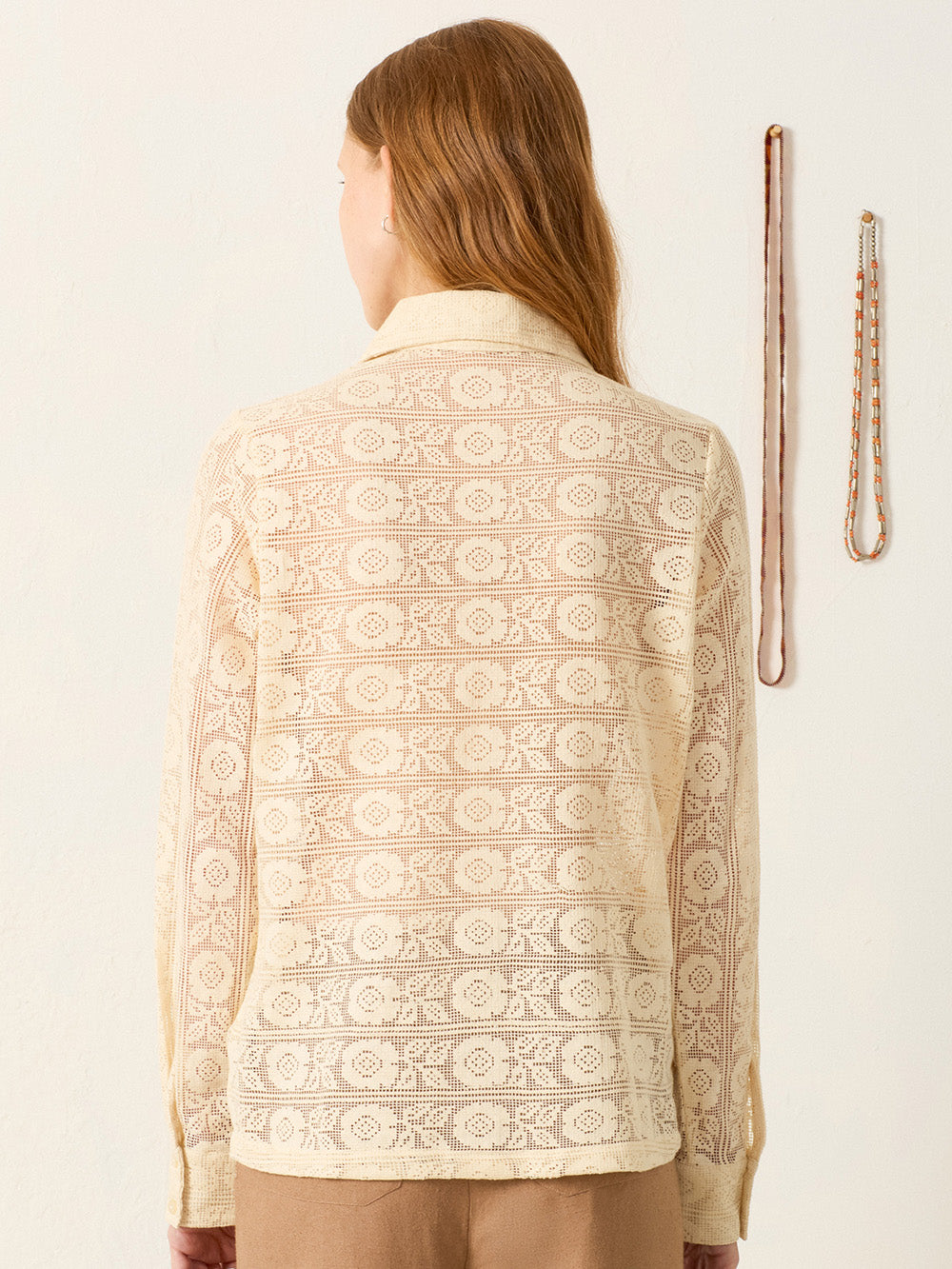 DOLLY ALABASTER LACE SHIRT