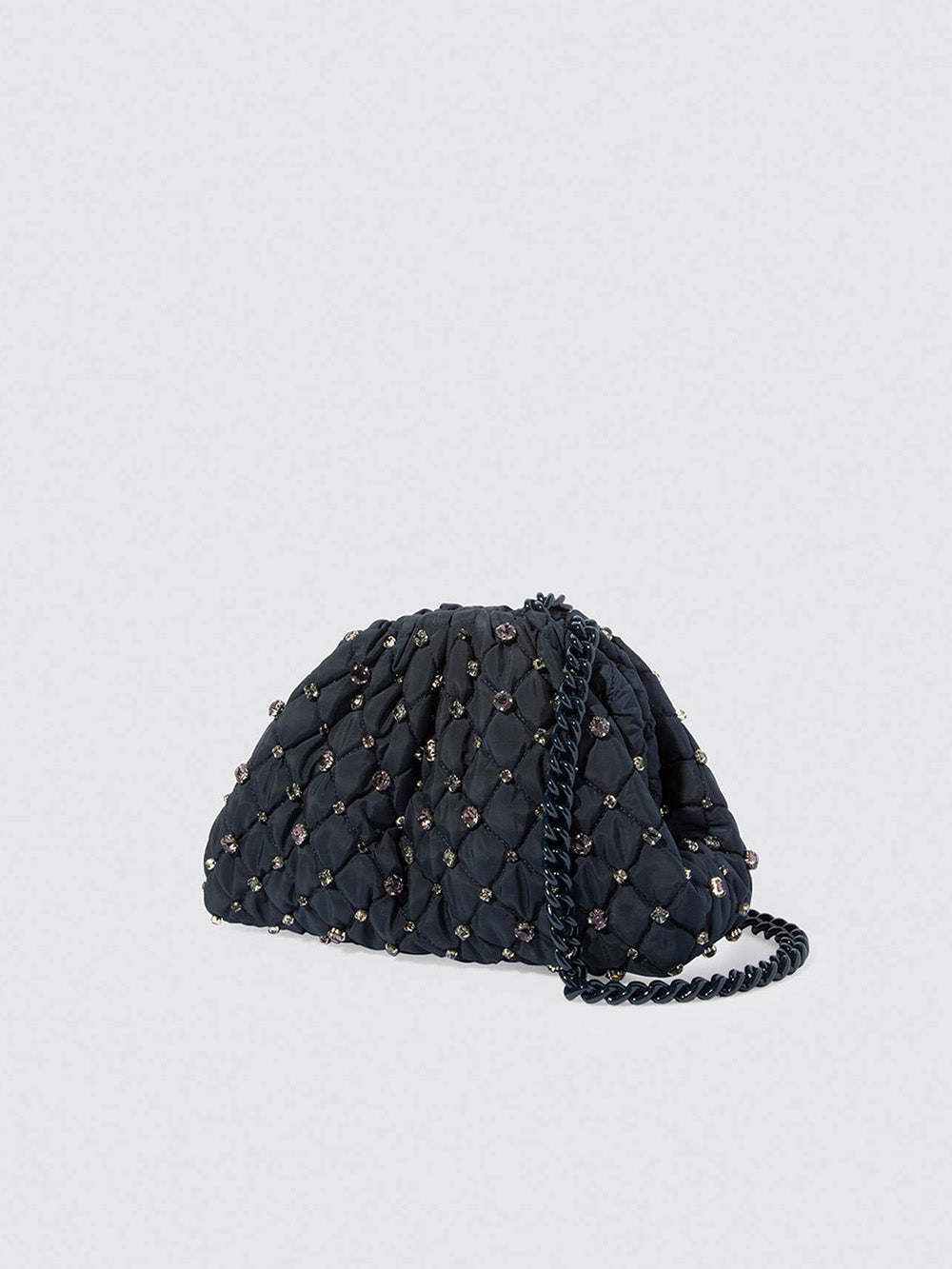 SAC GAME MINI STRASS BLEU MARINE