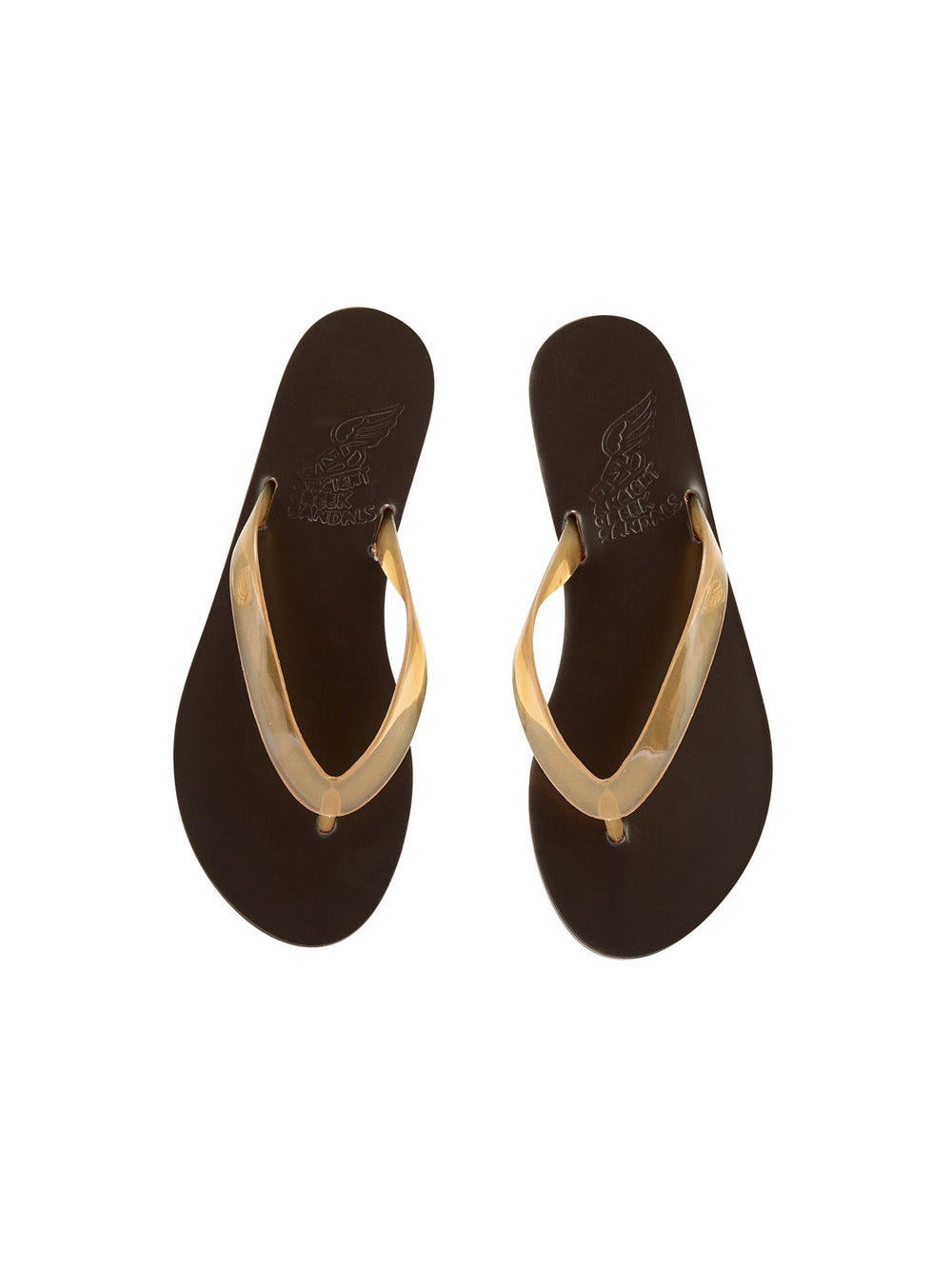 SAIONARA JELLY CLEAR CARAMEL SANDALS