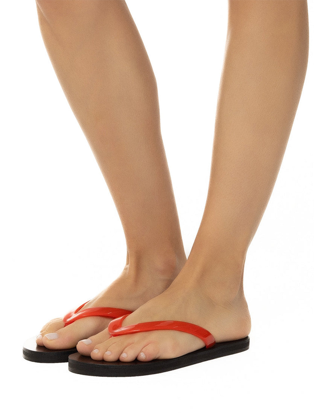 SAIONARA JELLY CLEAR RED SANDALS