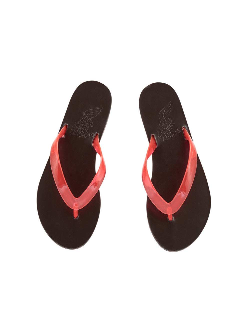 SAIONARA JELLY CLEAR RED SANDALS