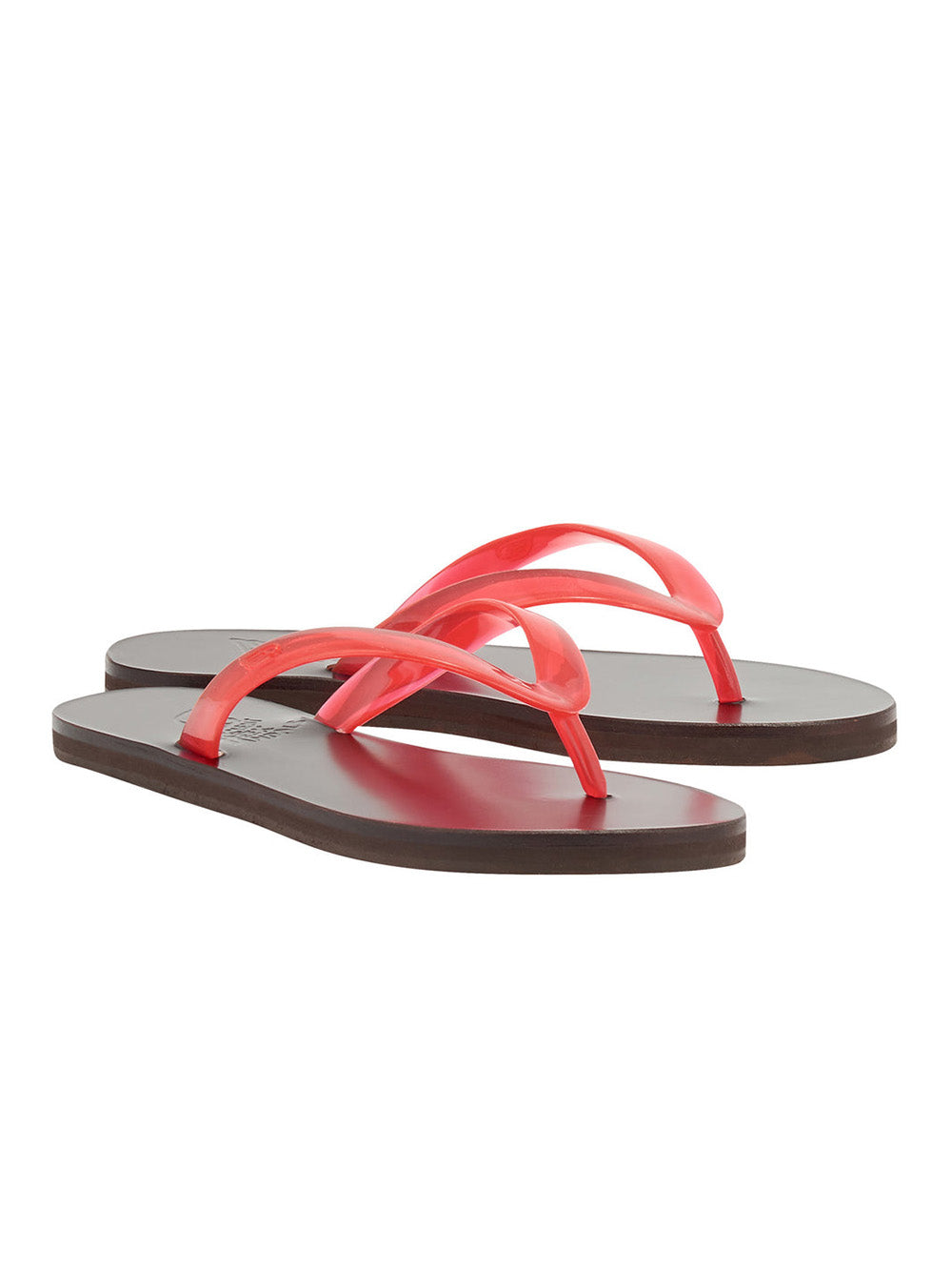 SAIONARA JELLY CLEAR RED SANDALS