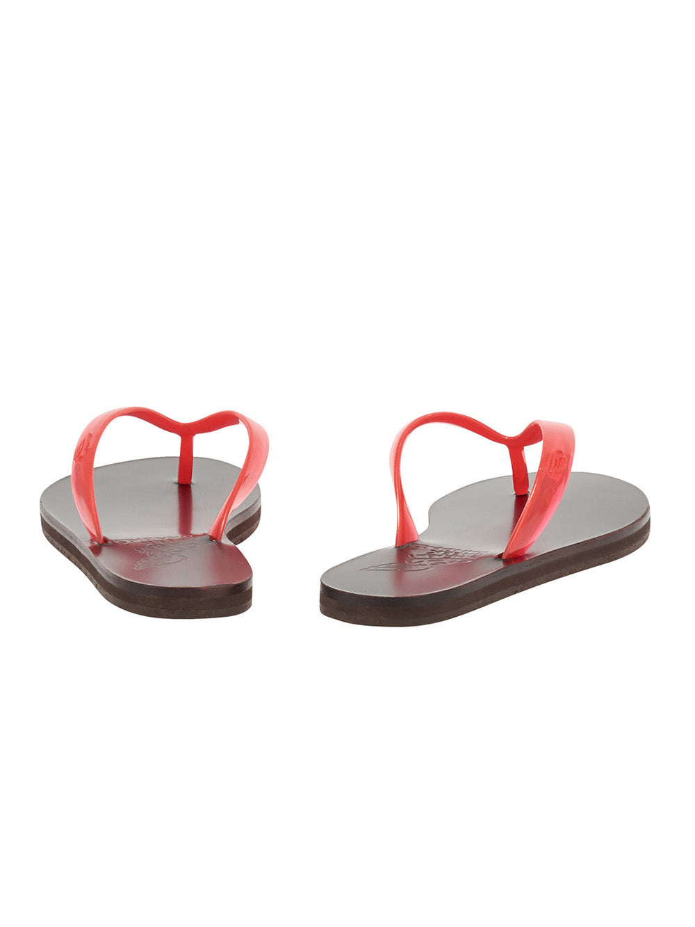 SAIONARA JELLY CLEAR RED SANDALS