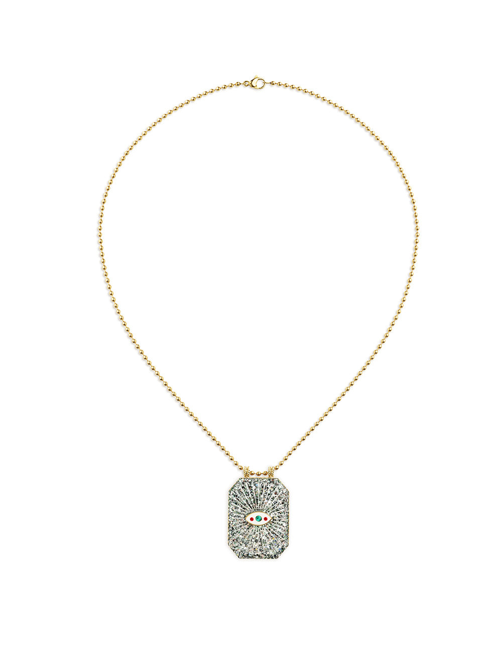 RAIZ'IN SCAPULAR 34MM SILVER GLITTER