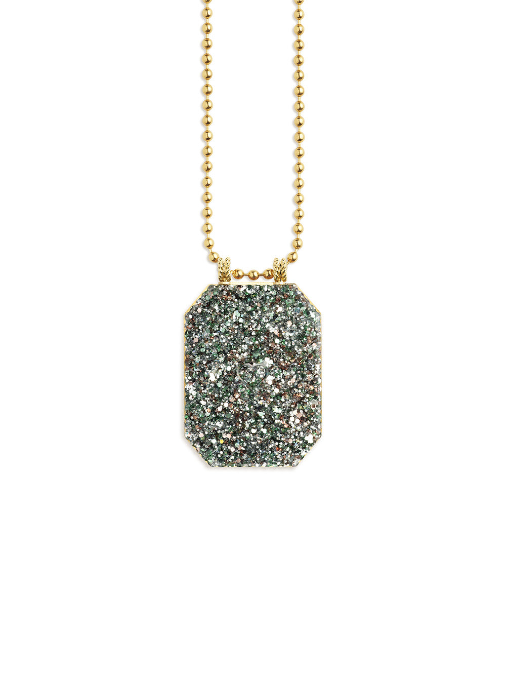 RAIZ'IN SCAPULAR 34MM SILVER GLITTER