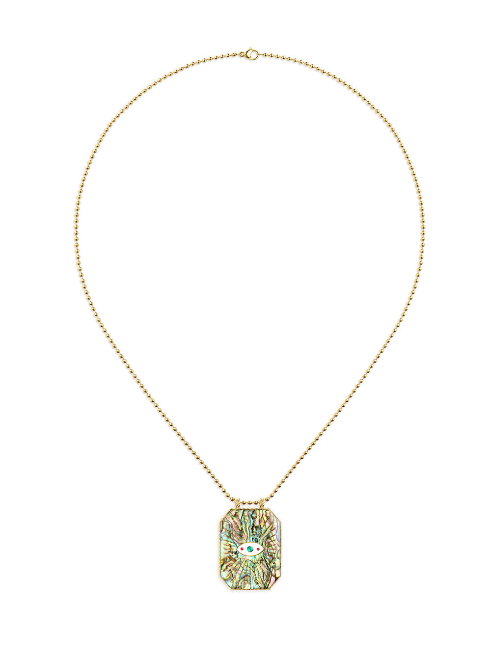 RAIZ'IN SCAPULAR 40MM NATURAL MOTHER-OF-PEARL