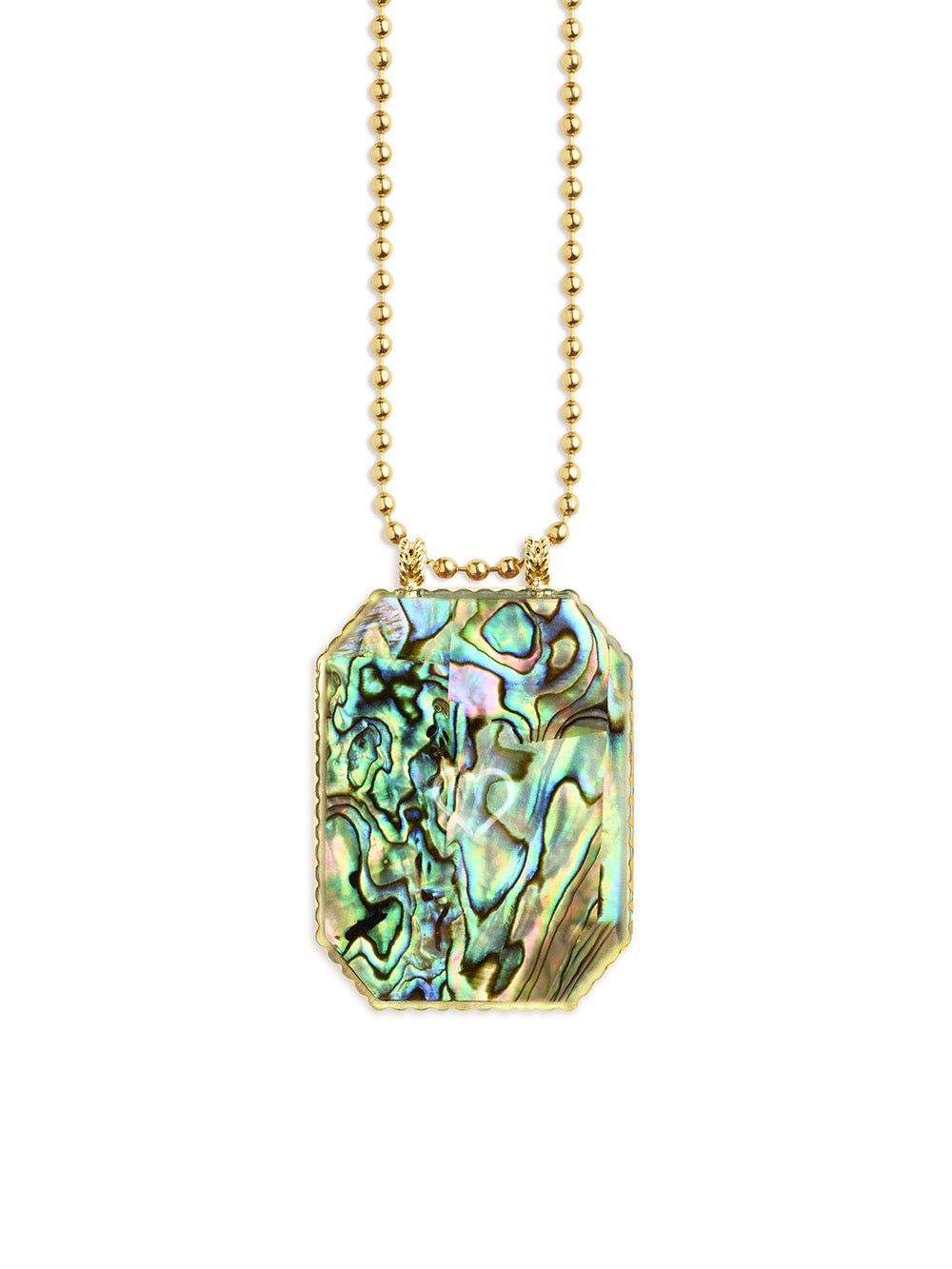 RAIZ'IN SCAPULAR 40MM NATURAL MOTHER-OF-PEARL