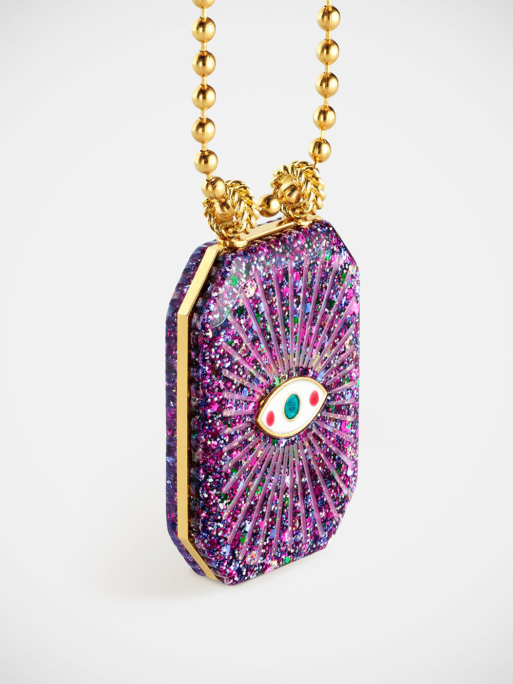 RAIZ'IN SCAPULAR 28MM PURPLE GLITTER