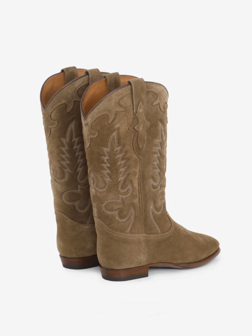 MIDNIGHT COWBOY BOOTS IN CHESNUT SUEDE