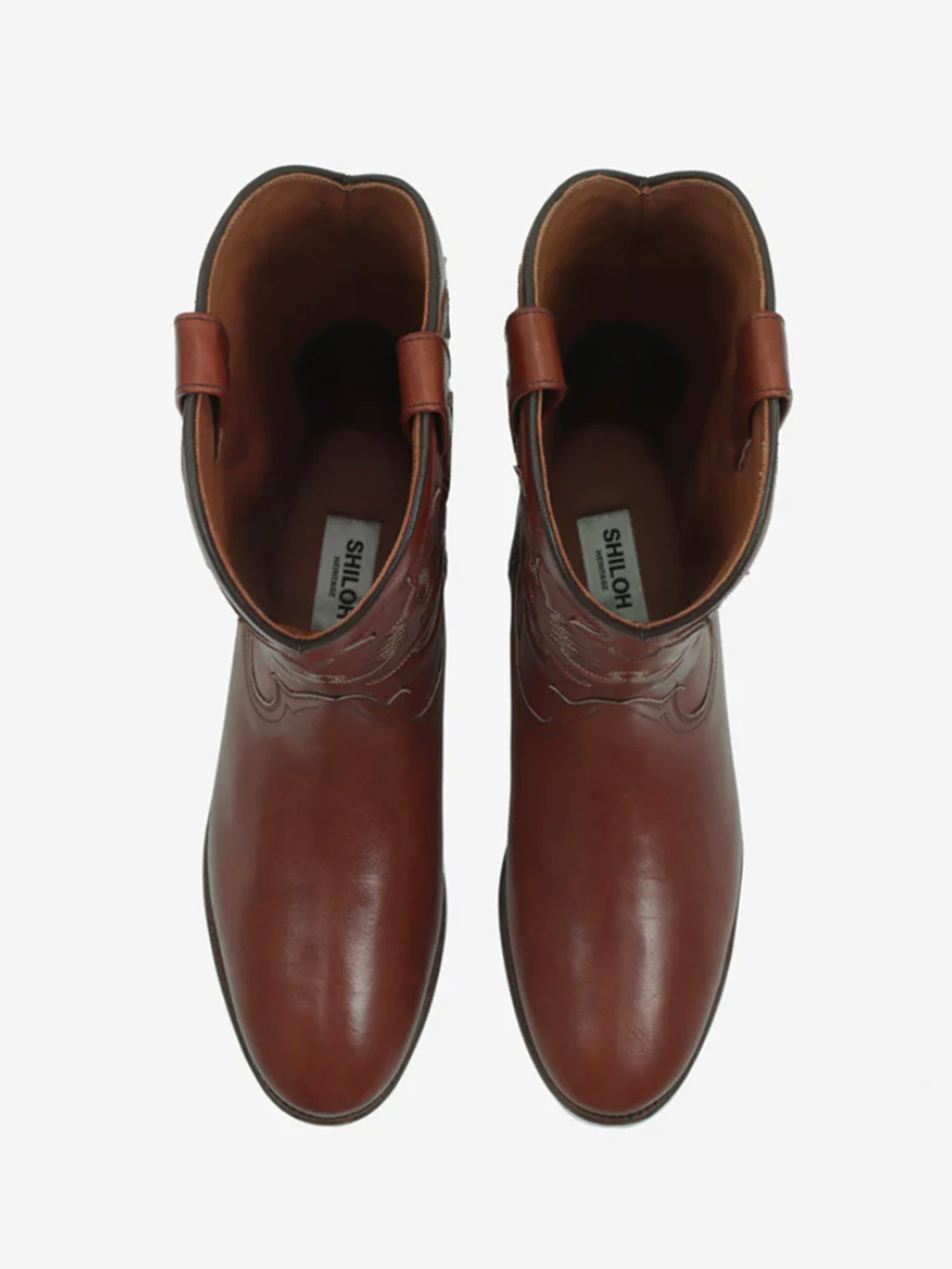 COGNAC LEAKER SANDING BOOTS