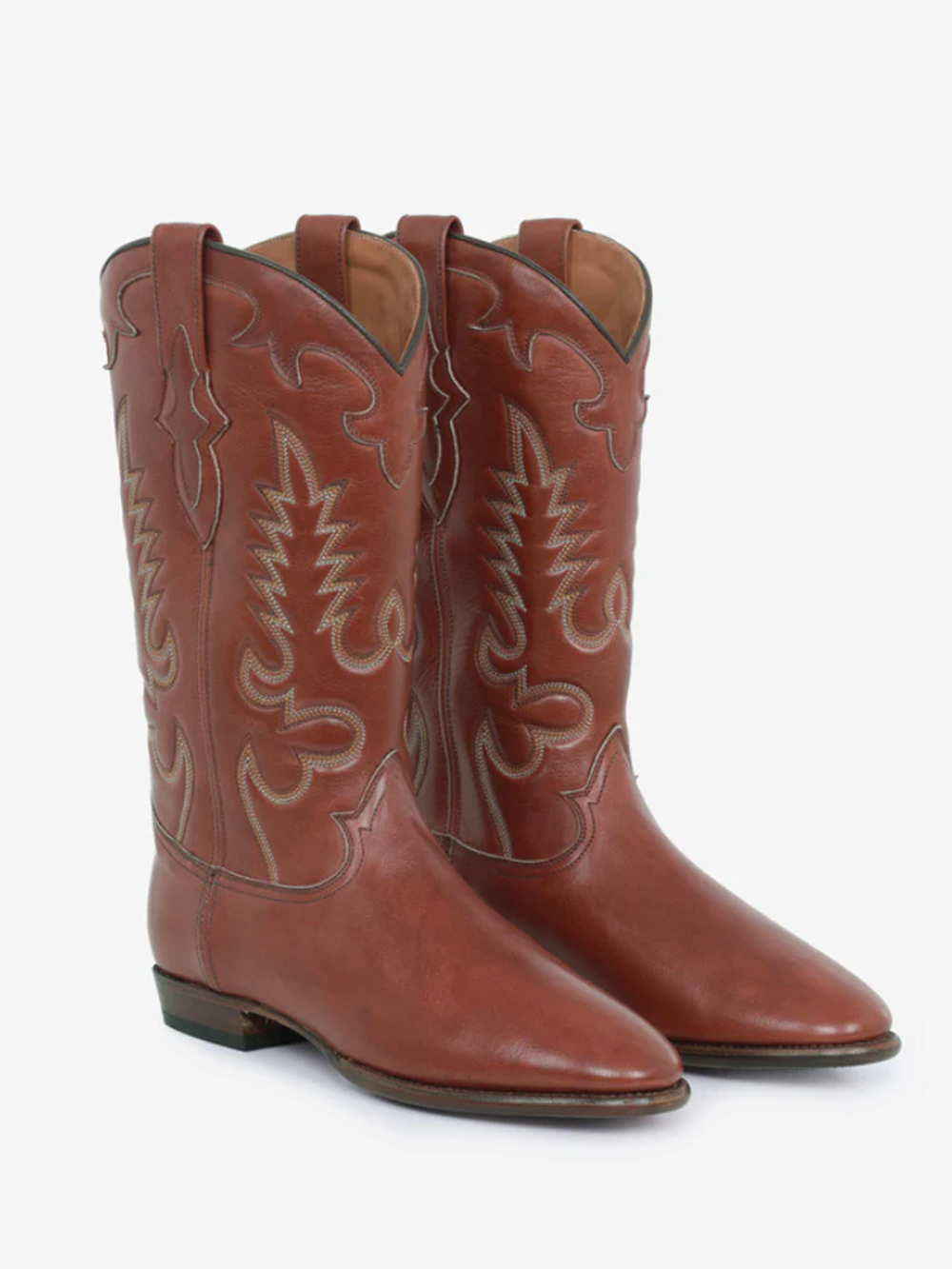 COGNAC LEAKER SANDING BOOTS