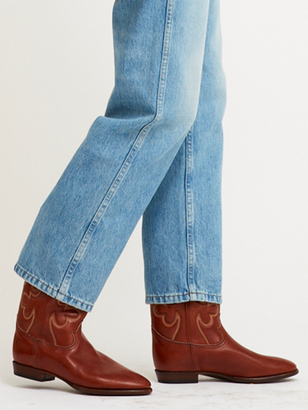 COGNAC LEAKER SANDING BOOTS