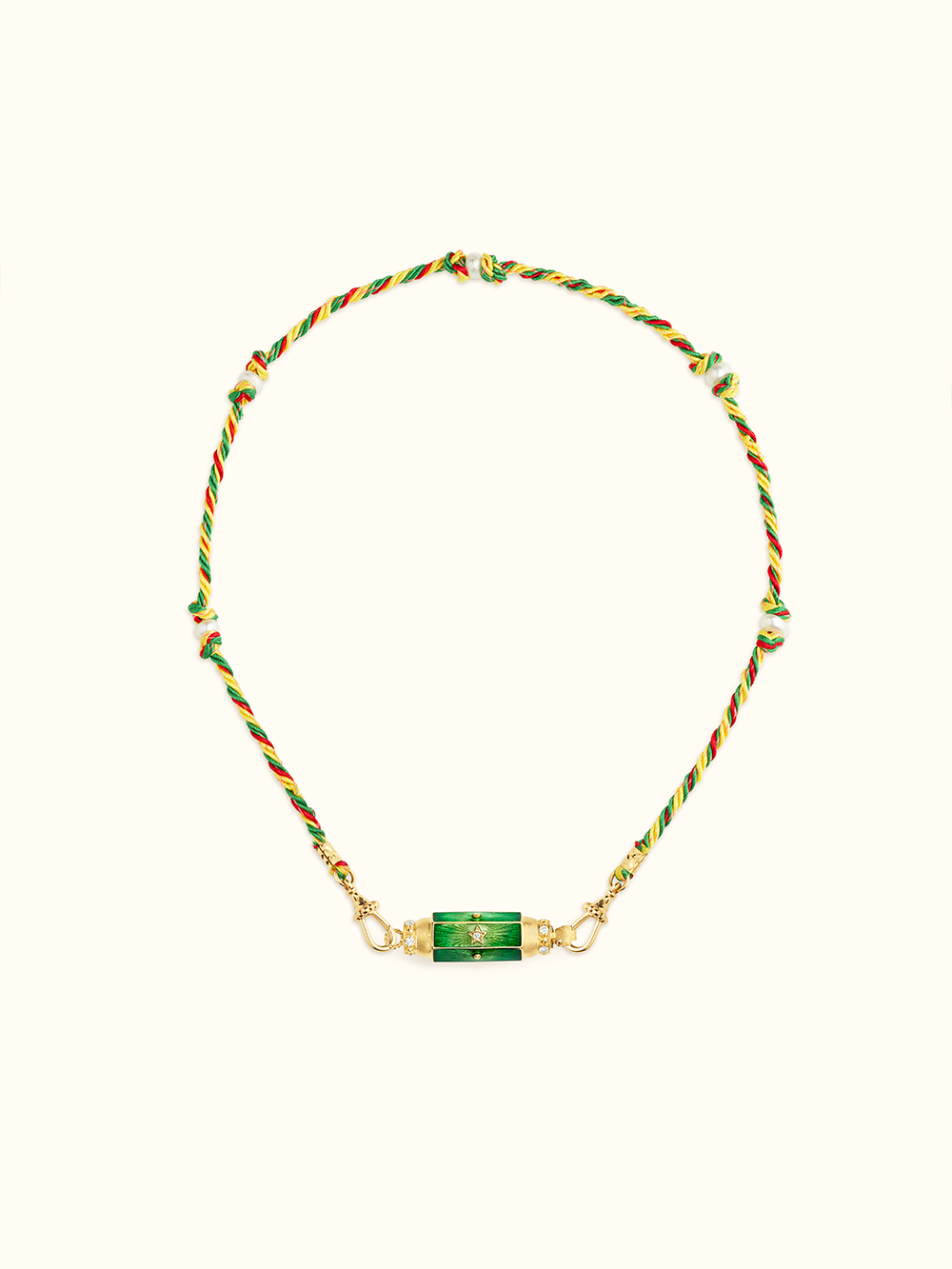 BABY LOCKET COLLAR Green