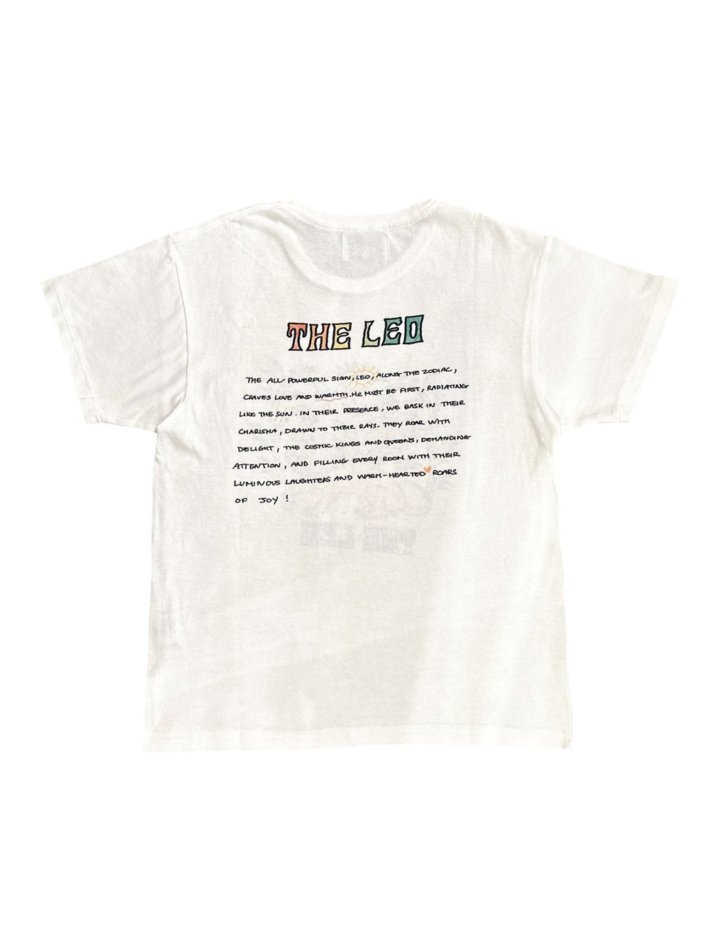 TEE SHIRT ASTRO BLANC LION