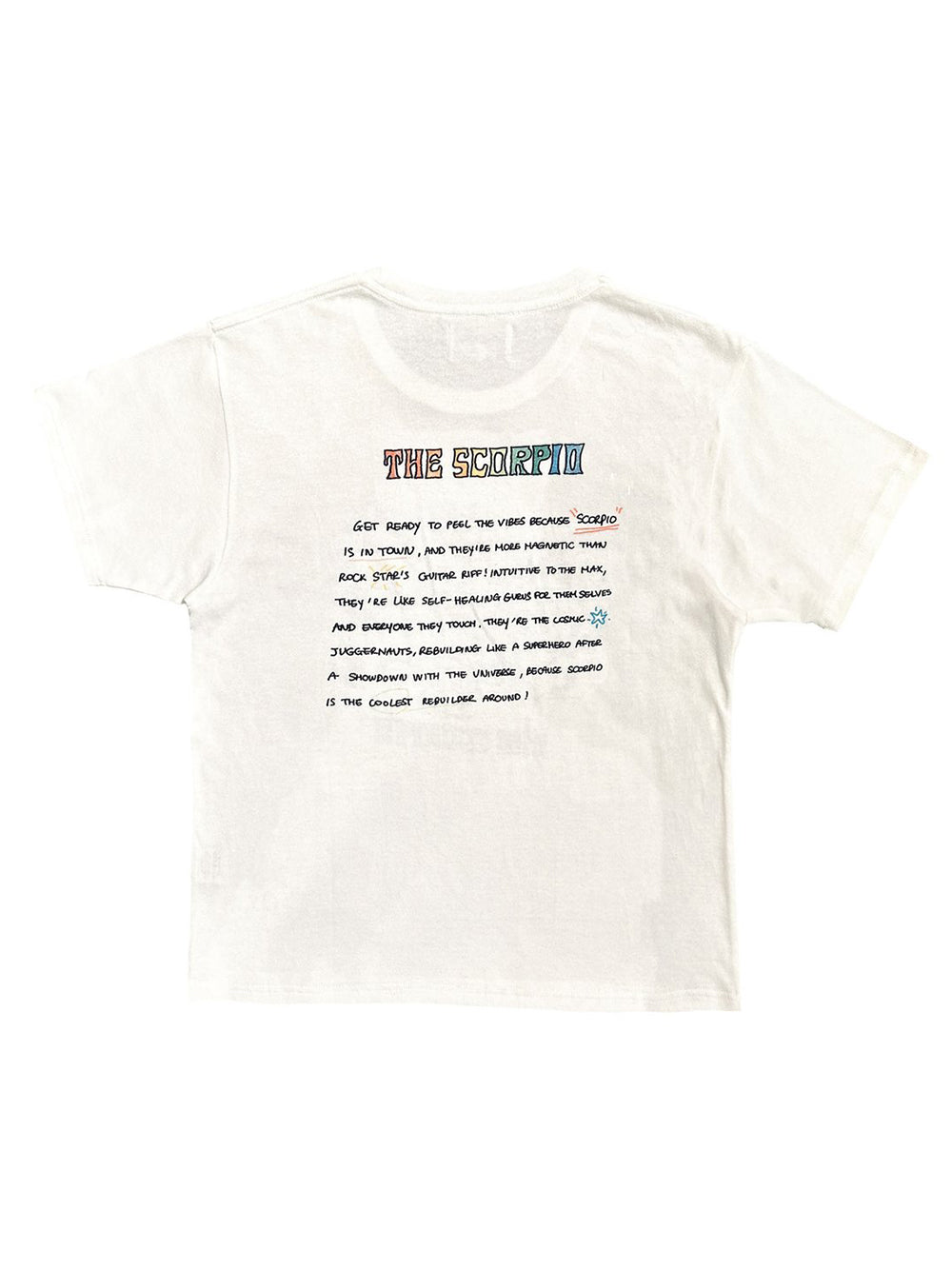 TEE SHIRT ASTRO WHITE SCORPION