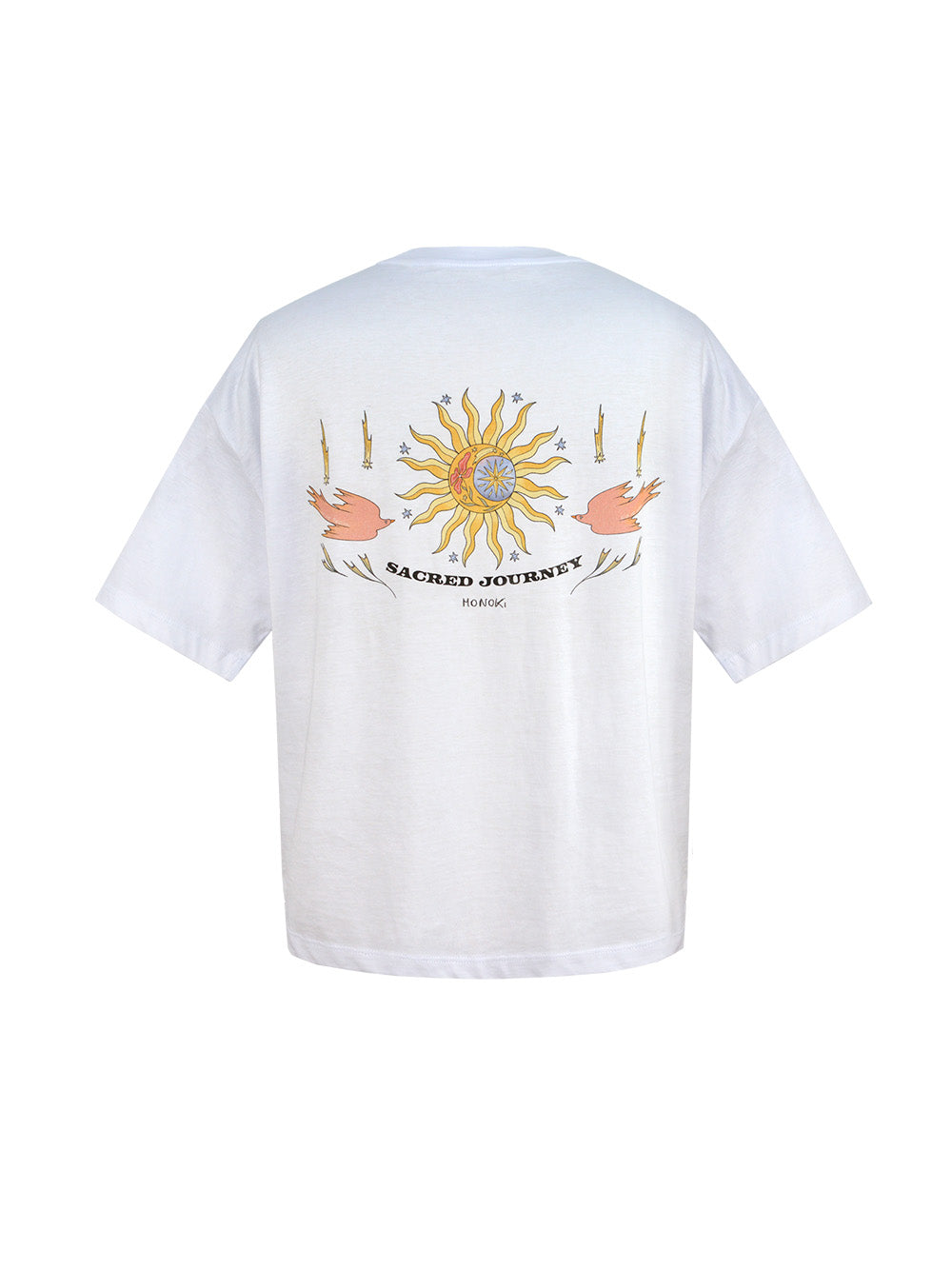 T-SHIRT NEW BEGINNINGS BLANC
