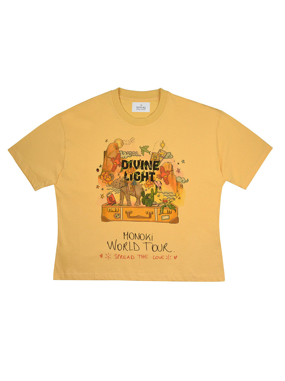 T-SHIRT DIVINE LIGHT JAUNE