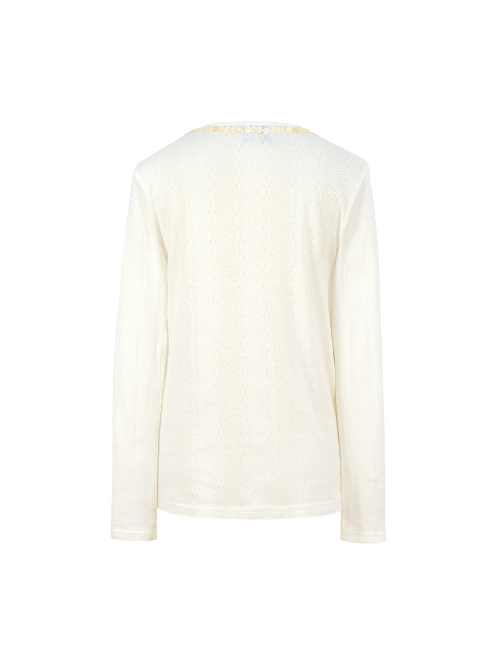 SKIN POINTELLE WHITE T-SHIRT