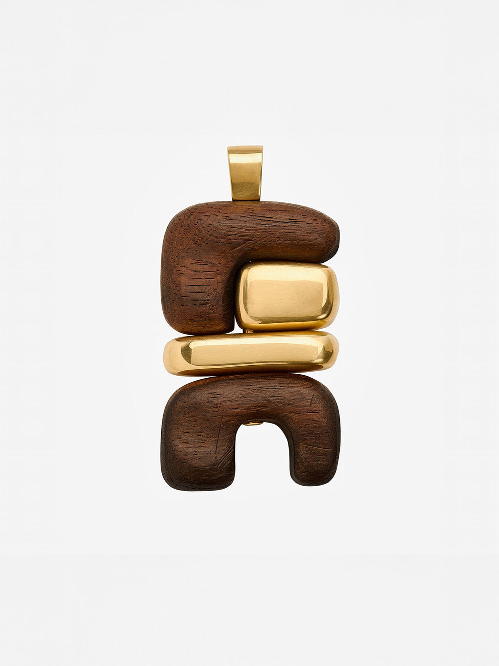 TOTEM EARTH WOOD AND GOLD