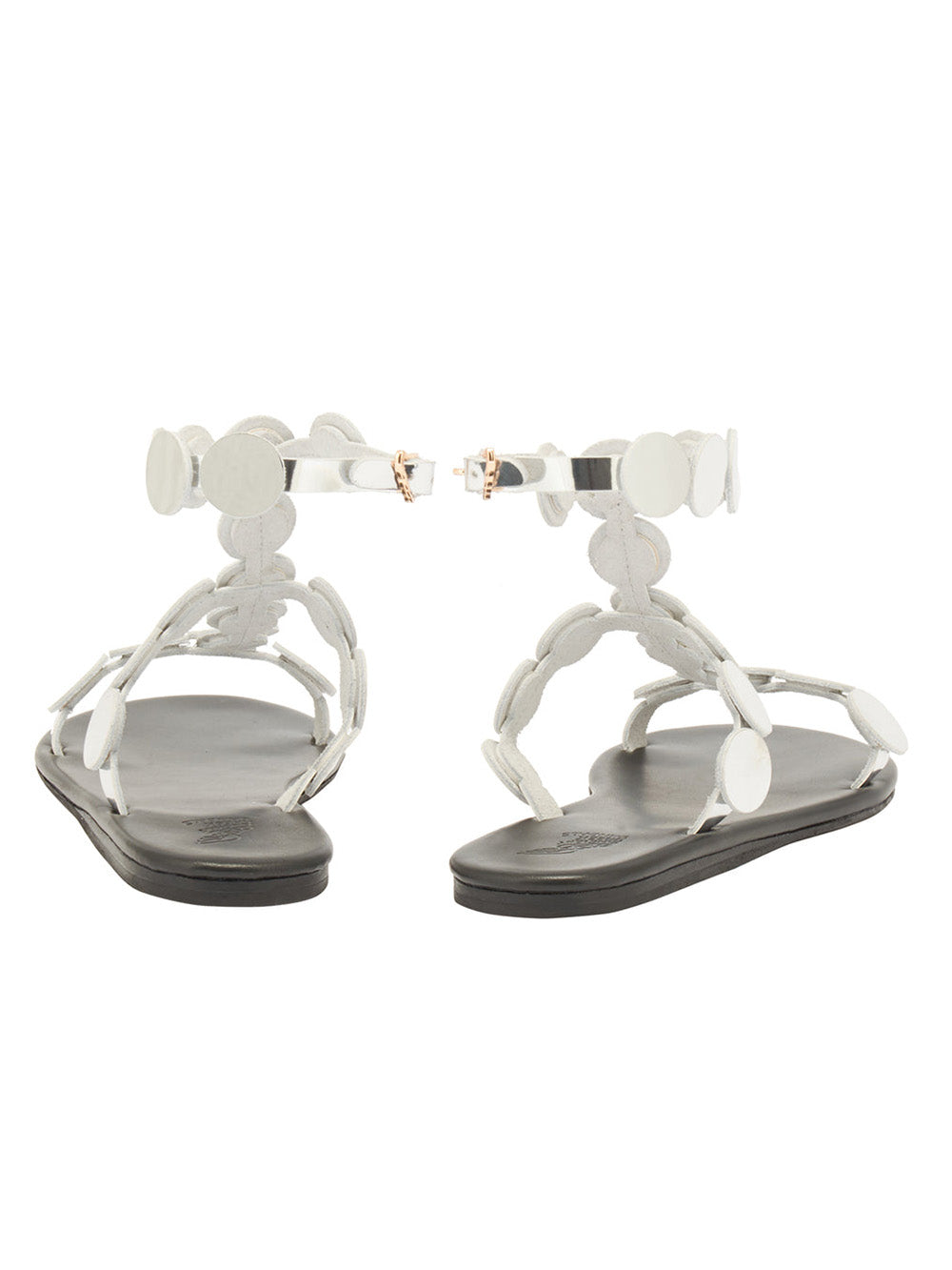 SILVER TRITON SANDALS