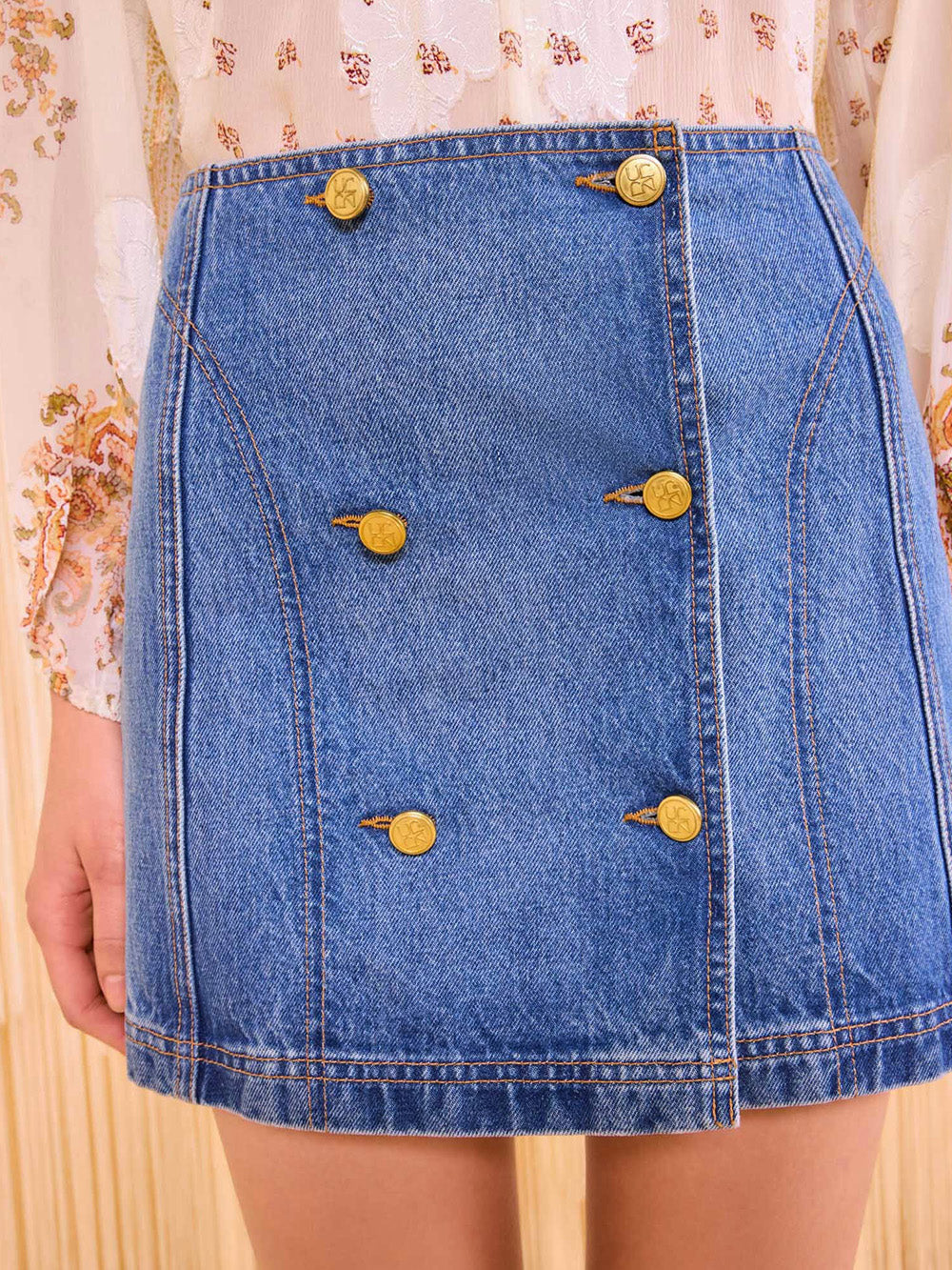 CLARA DANUBE MINI SKIRT