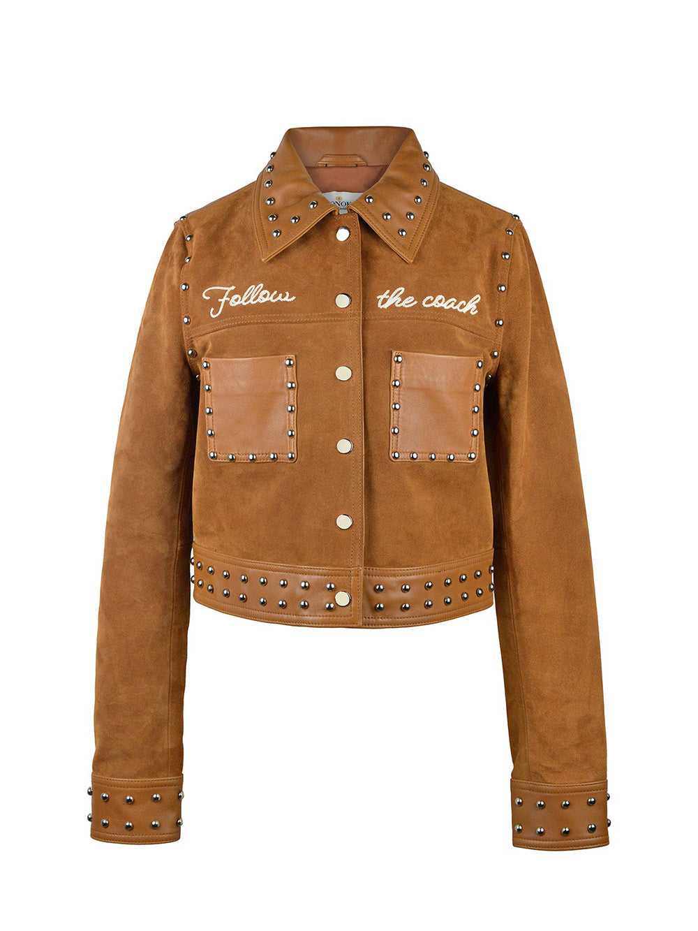 VESTE STUDS COURTE