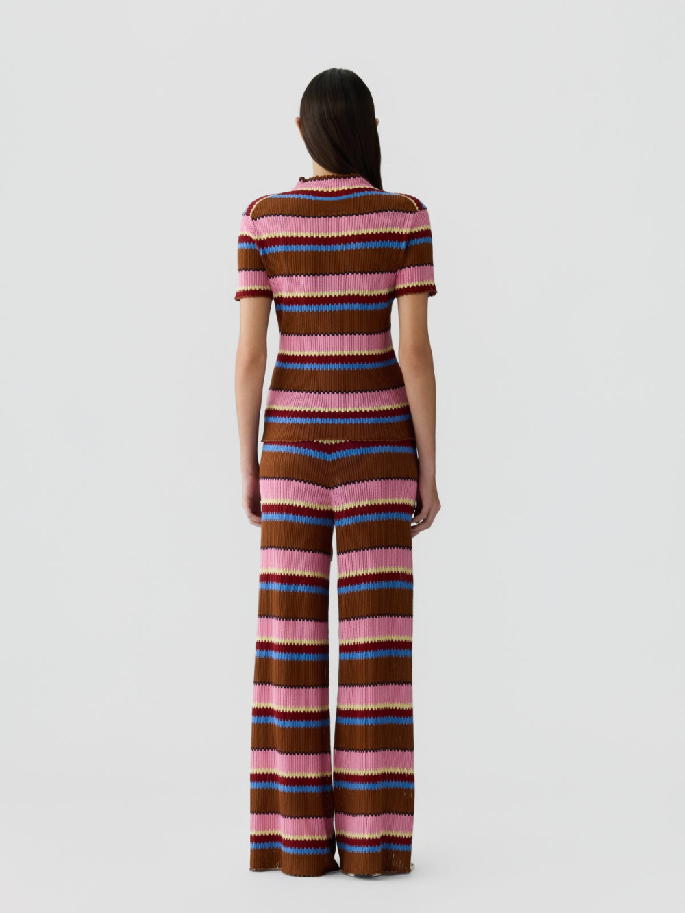 TOP PALAZZO BURNT SIENNA