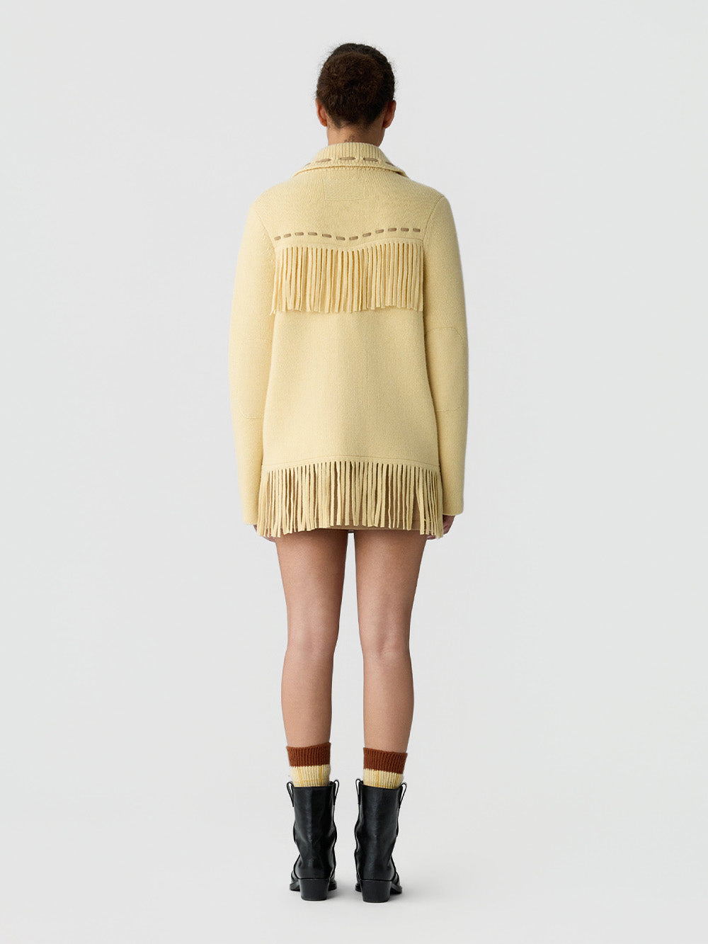WESTERN JACKET FRINGE BUTTER