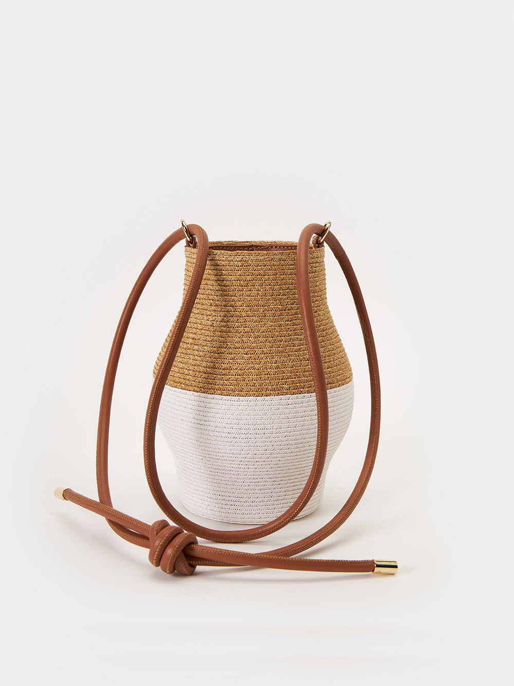 TWO-TONE AMPHORA BAG