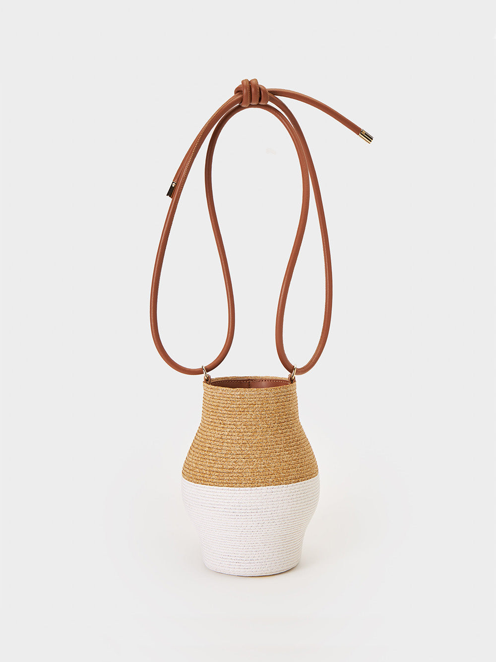 TWO-TONE AMPHORA BAG