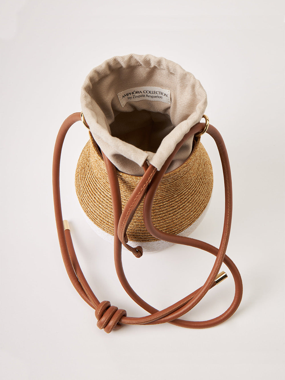 TWO-TONE AMPHORA BAG