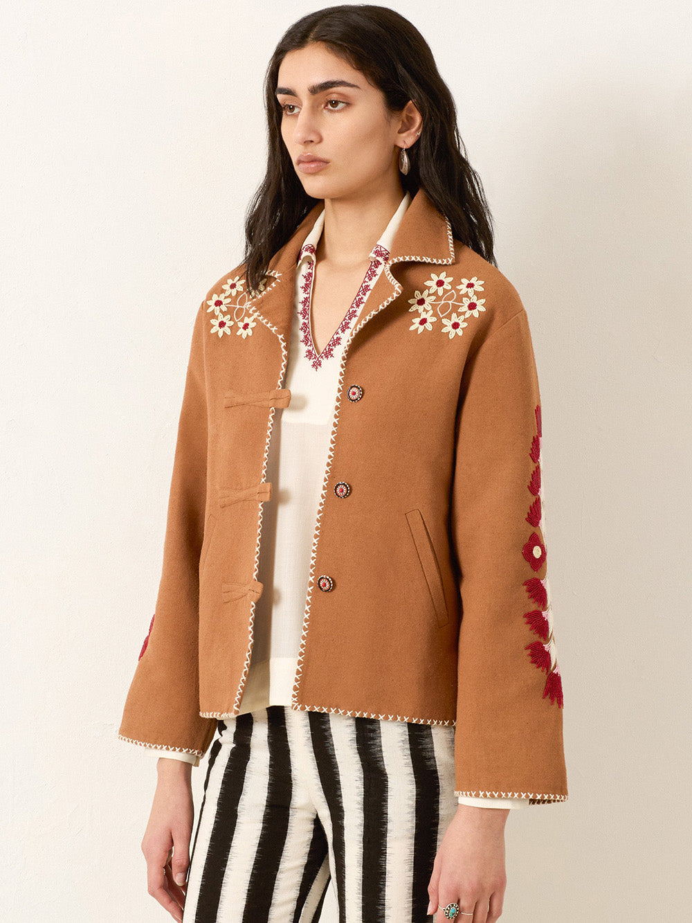 CACTUS BLOOM WESTERN JACKET