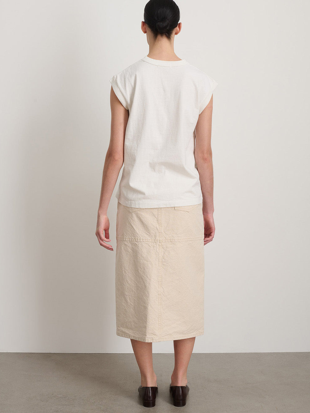 POCKET TANK SNOW WHITE T-SHIRT