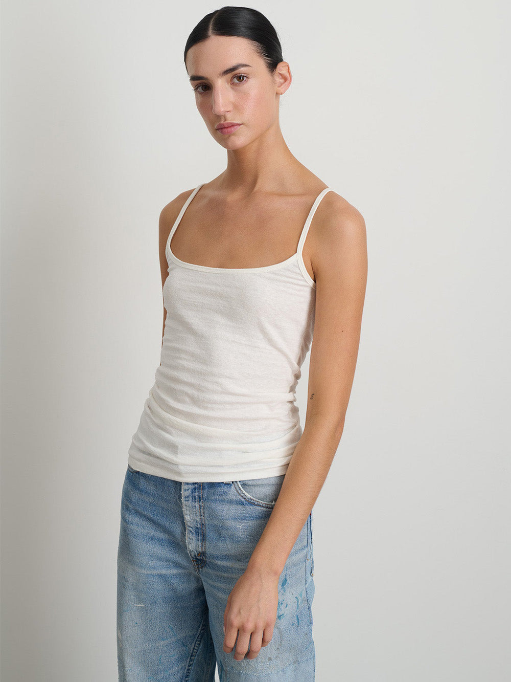 ZORA SNOW WHITE TANK TOP
