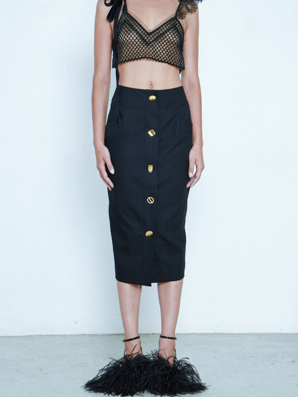 BLACK JEWEL SKIRT