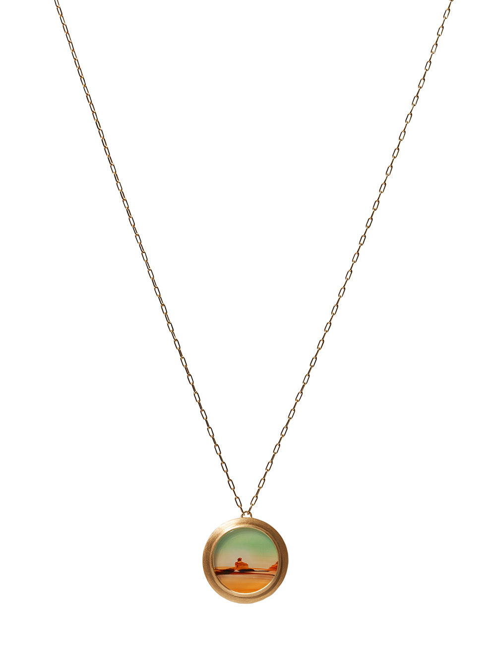 LANDSCAPE AGATE NECKLACE