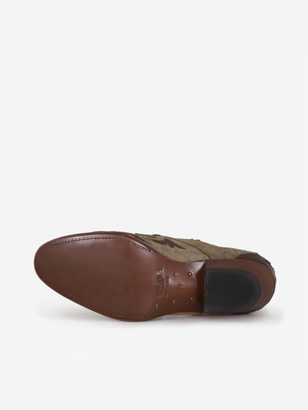 MAGIC SUEDE LIZARD BROWN ANKLE BOOTS