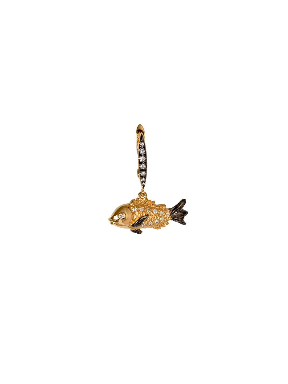 FISH LOOP PM DIAMS 18K