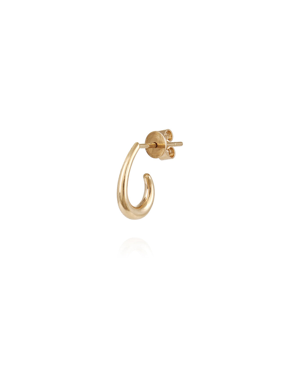 BOUCLE D'OREILLE OVALE OUVERTE TAILLE PETITE